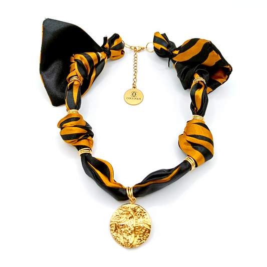 COLLAR BANDANA ANIMAL PRINT MOON